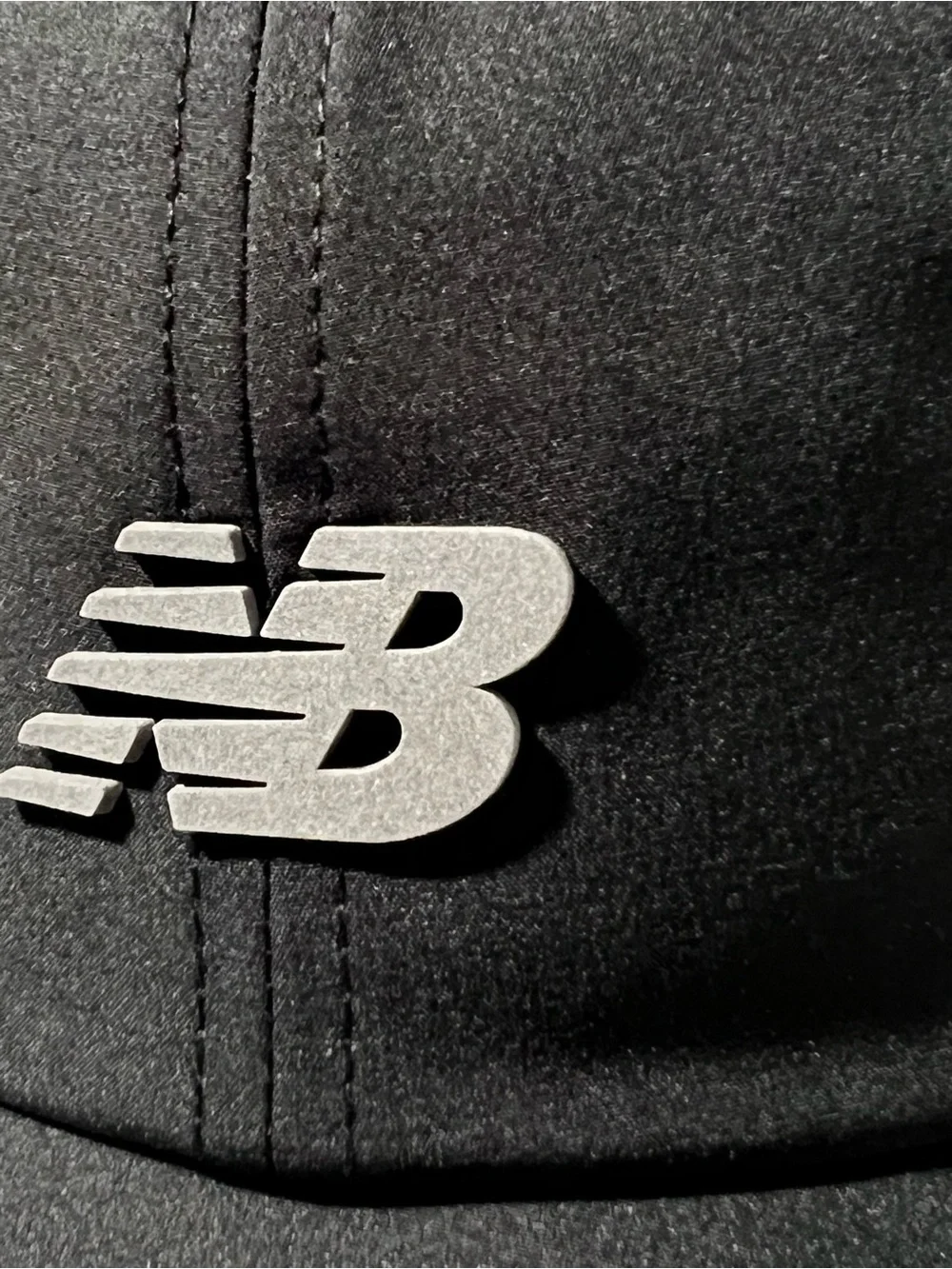 New Balance Black Performance Adjustable Hat cap unstructured unisex One size
